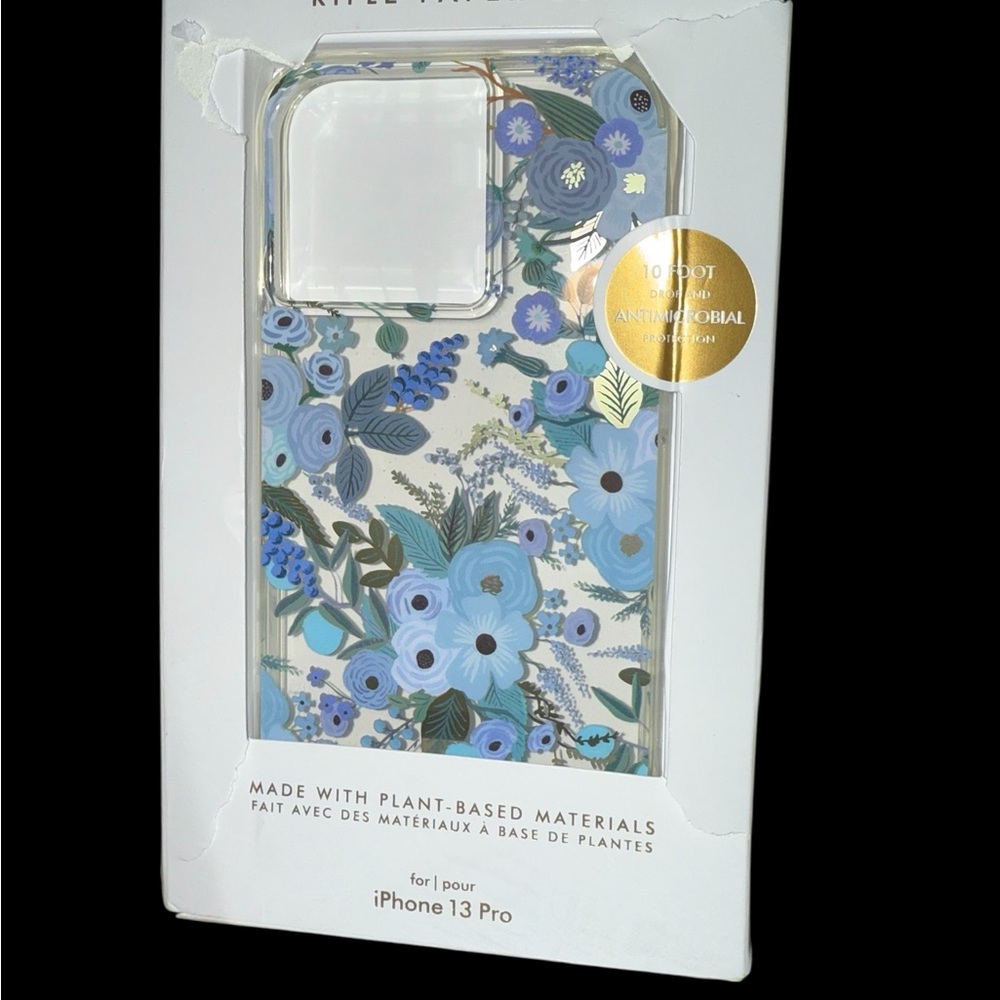 Rifle Paper Co. Blue Floral iPhone 13 Pro Case